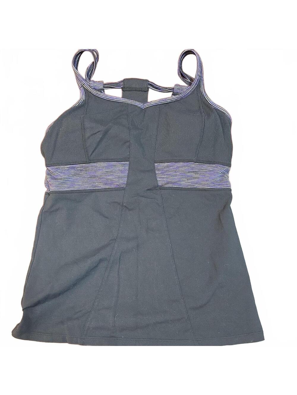 Athleta Size M Womens Black Sleeveless Activewear Athletic Fitness Sport Top